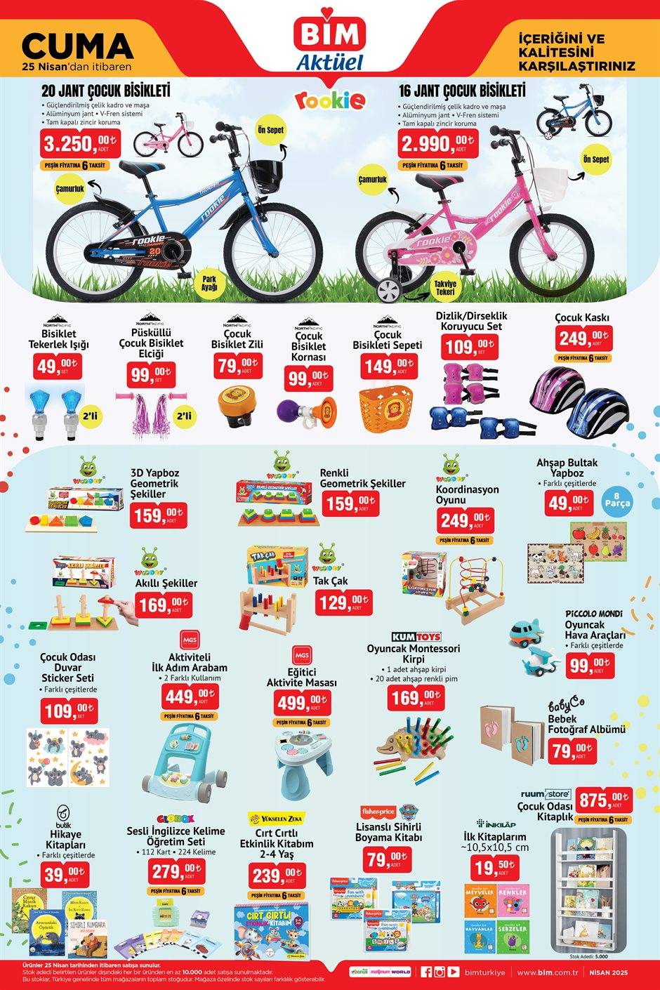 BİM 25 Nisan Cuma aktüel kataloğunu yayınladı! 7